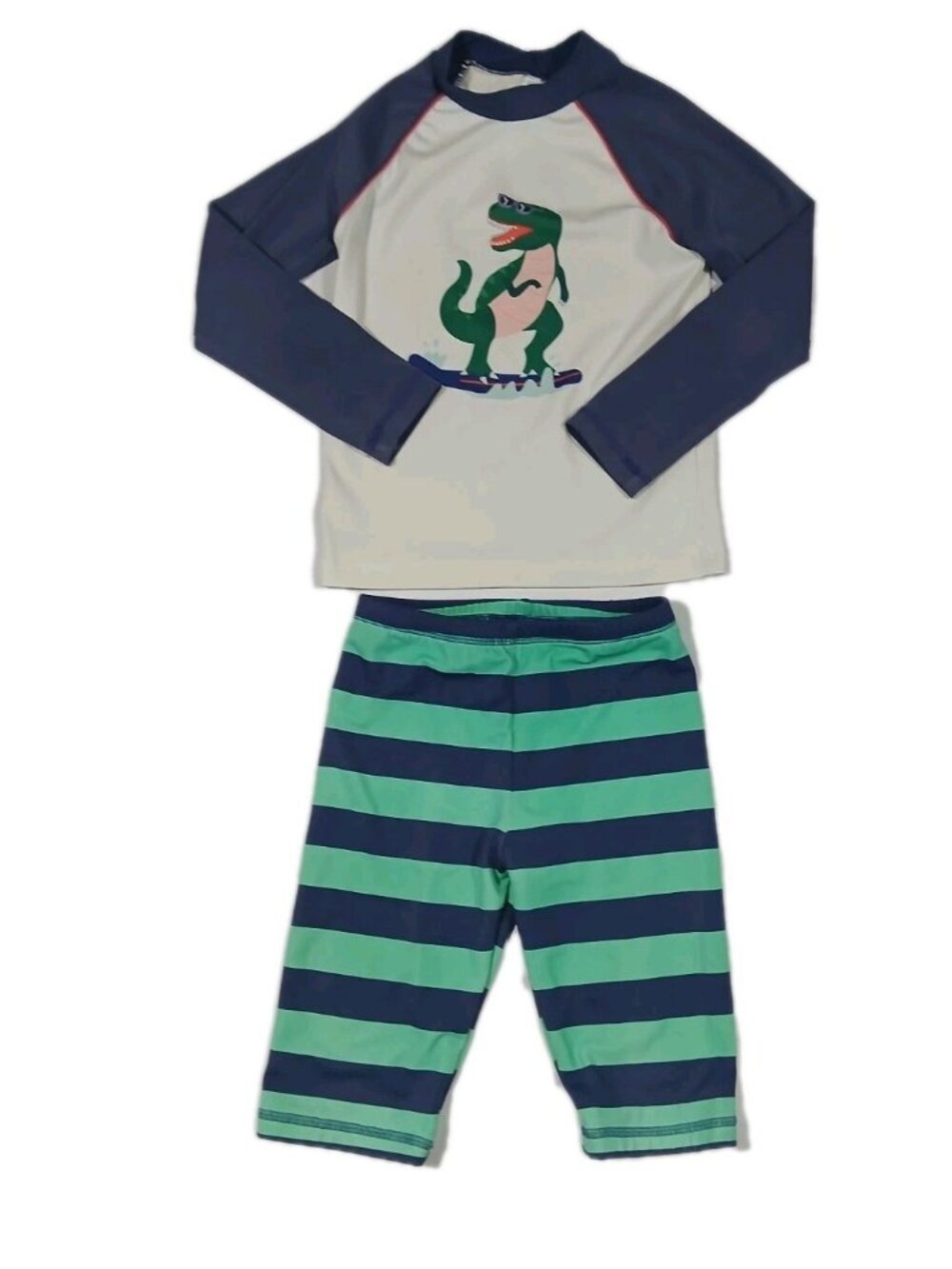 Mini Boden L/S Rash Guard Swimsuit Pants UPF 40+